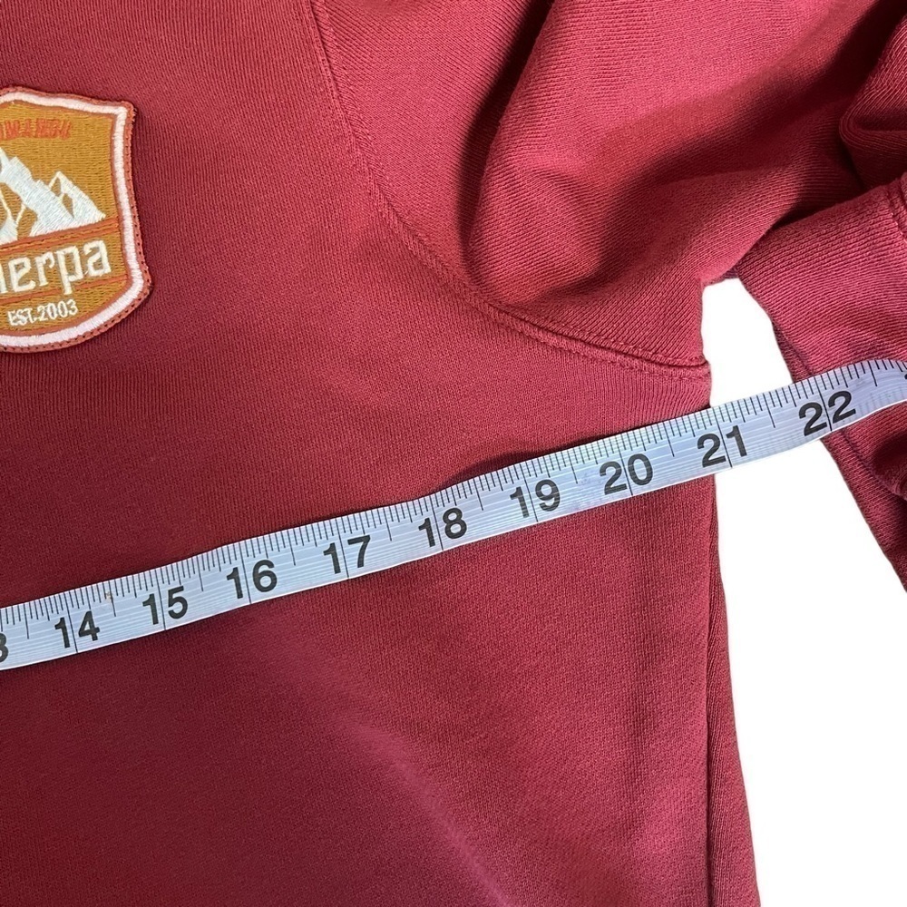 Euc Sherpa Adventure Gear Ika hoodie, red colour, size Large - Picture 4 of 10